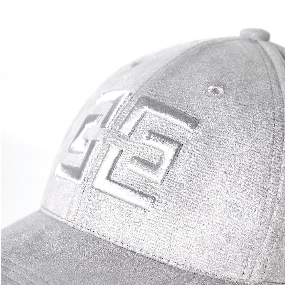 Grey suede baseball hat online